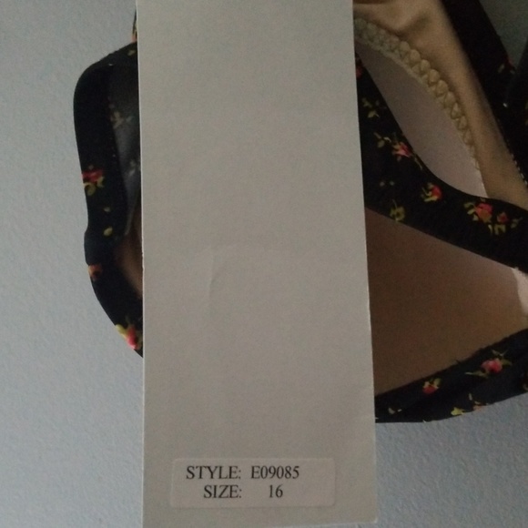 NWT ESTHER WILLIAMS Rose print retro bikini, 14/16 - Picture 8 of 8